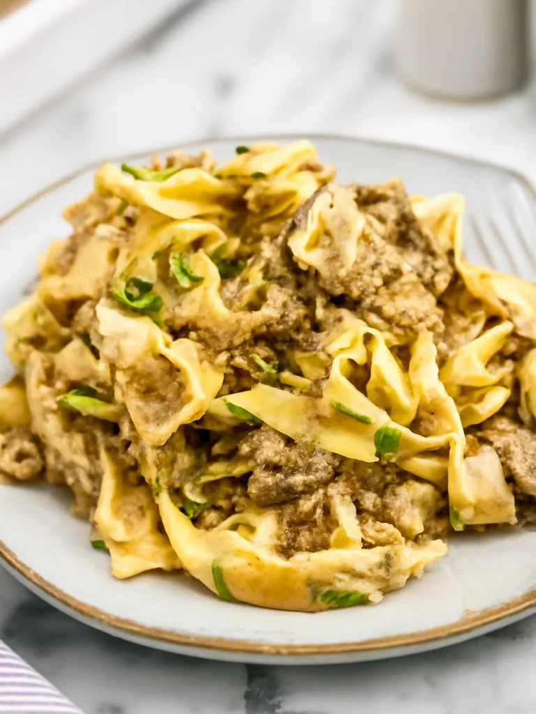 Ground Beef Stroganoff