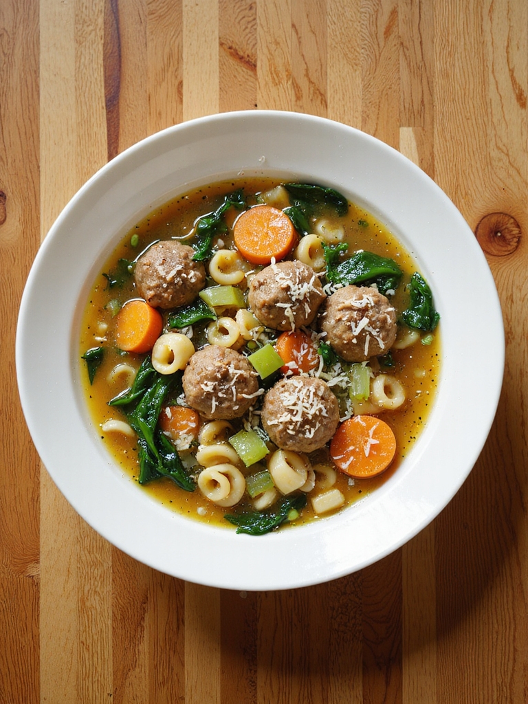 ground beef mini meatballs soup