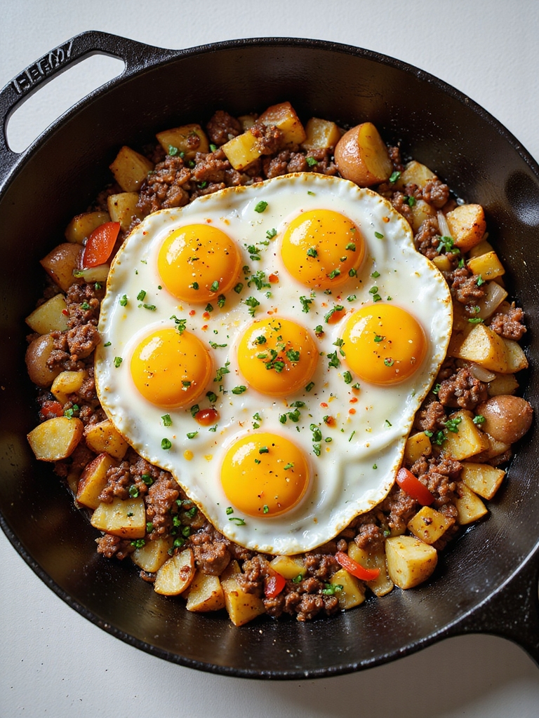 hearty ground beef skillet