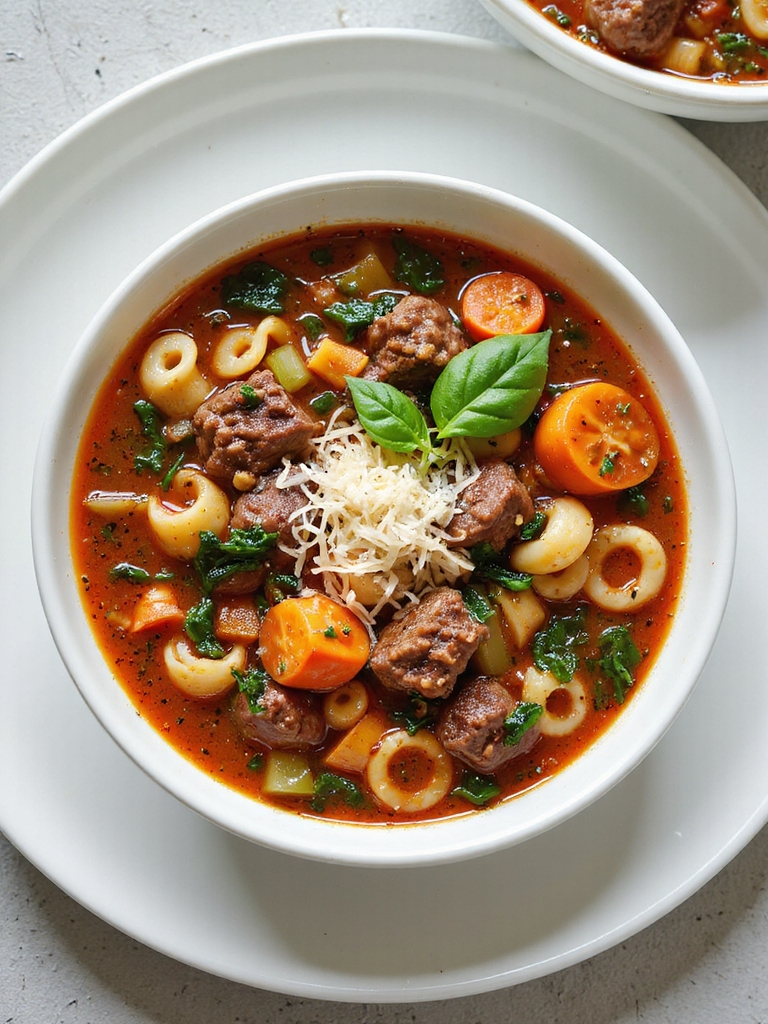 hearty italian beef tomato soup