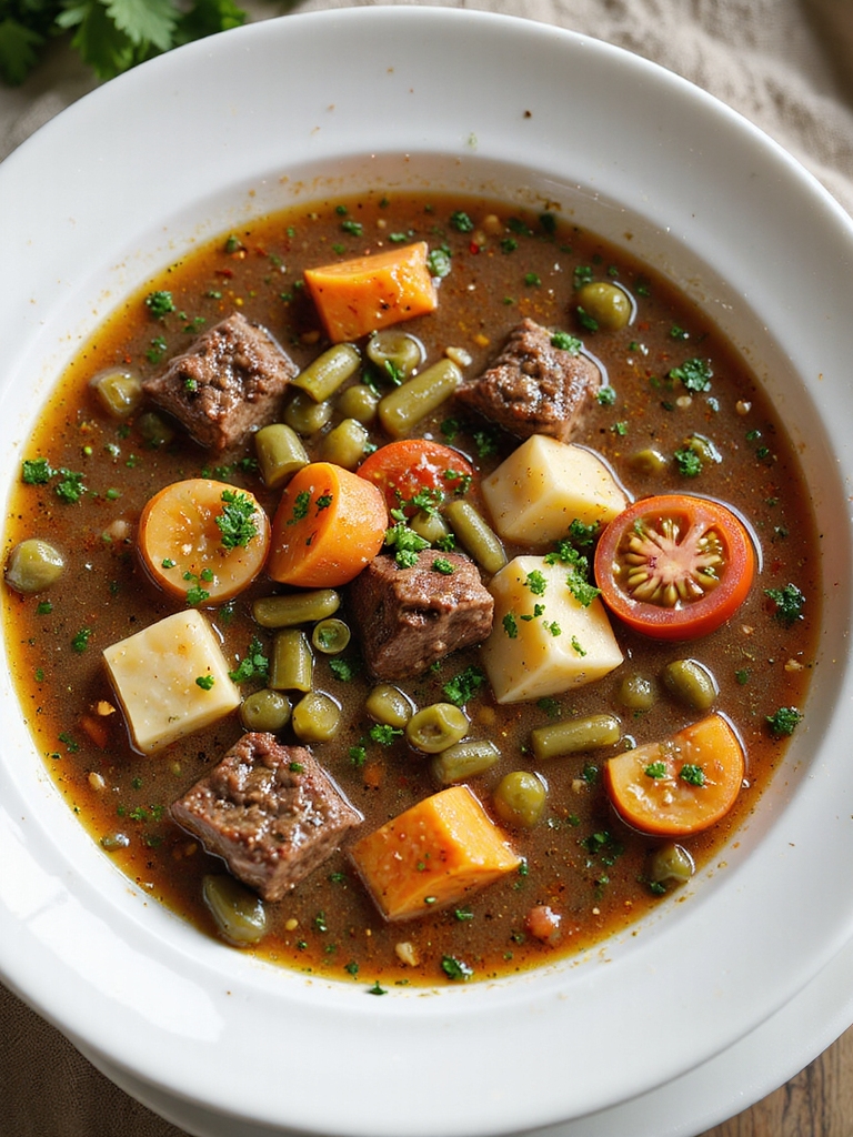 hearty one pot beef soup
