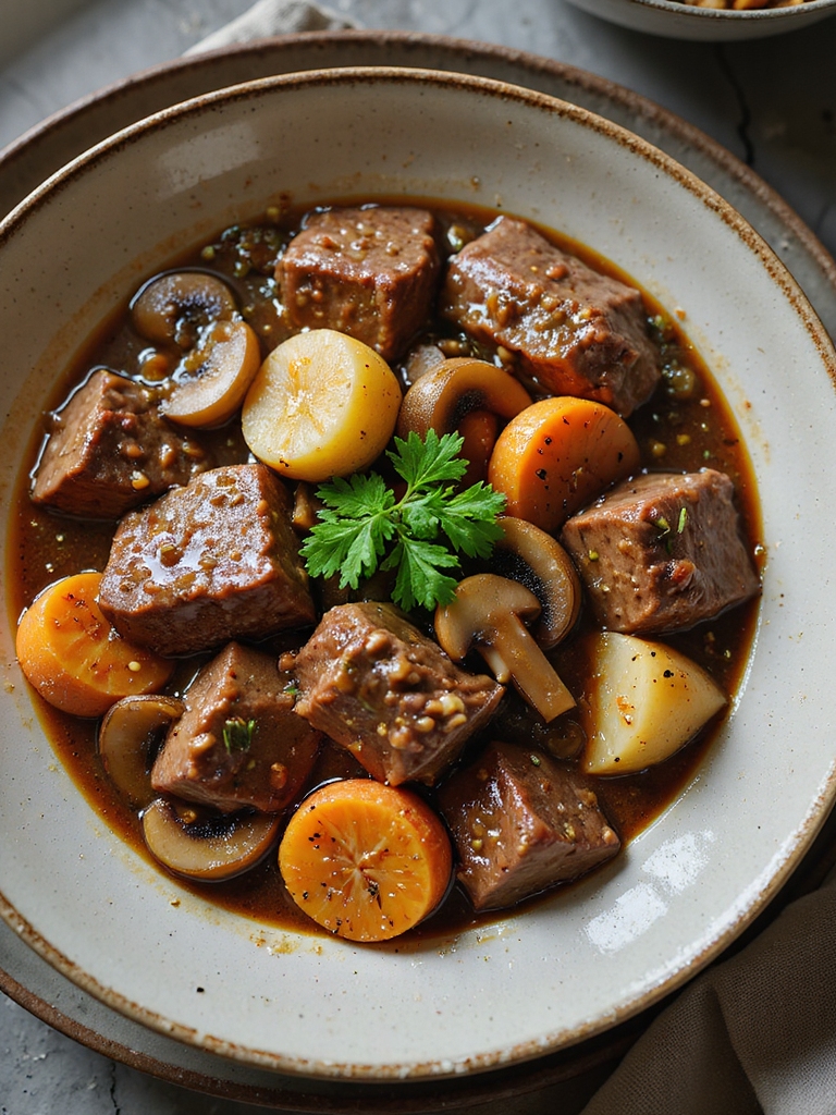 hearty slow cooker beef stew