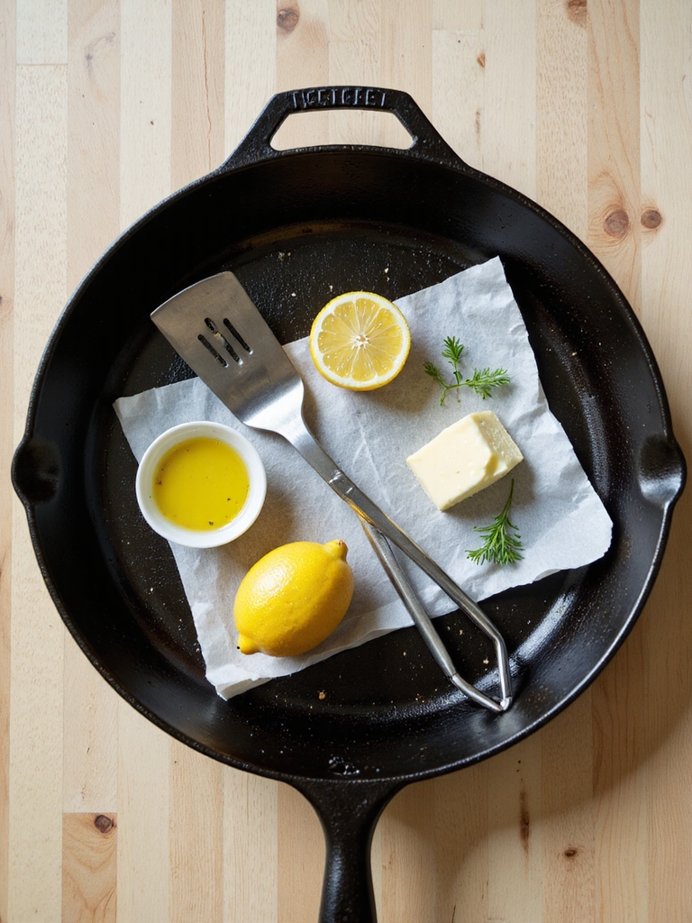 heavy skillet dry salmon