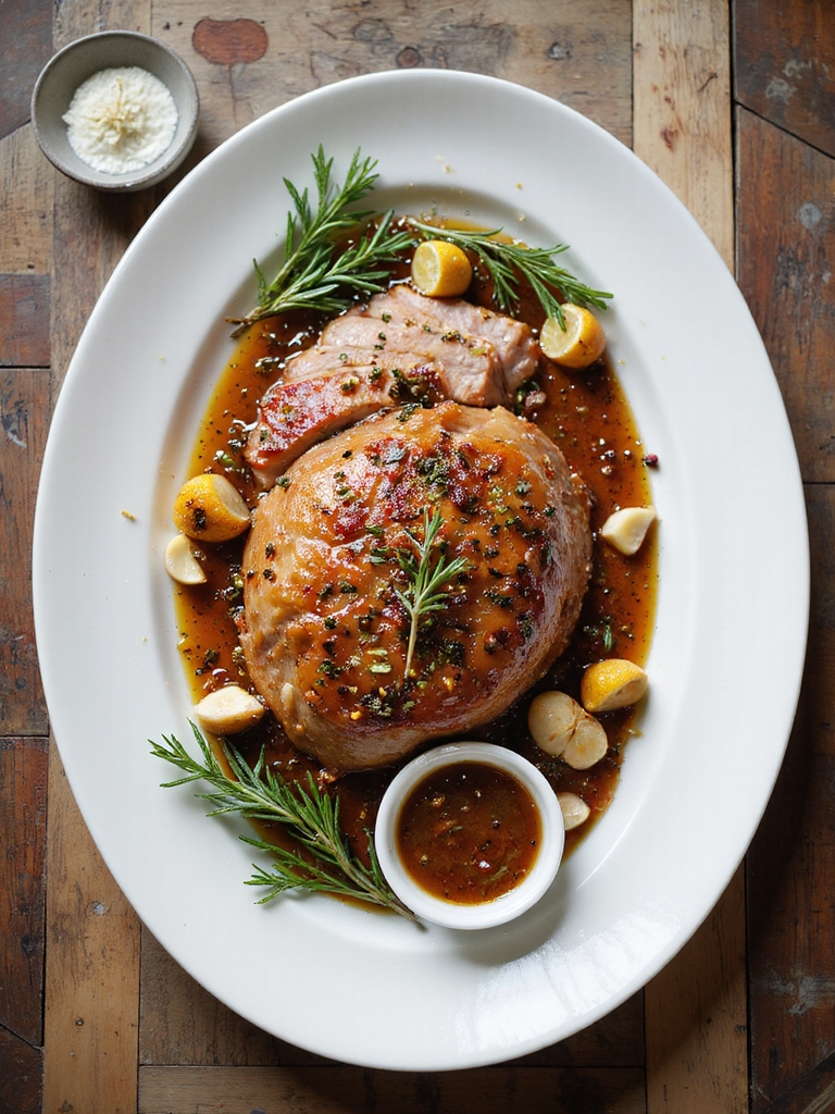 herb garlic instant pot roast