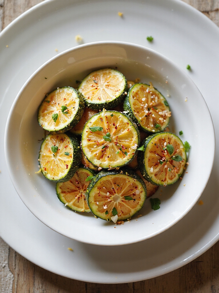 herbed parmesan crispy zucchini