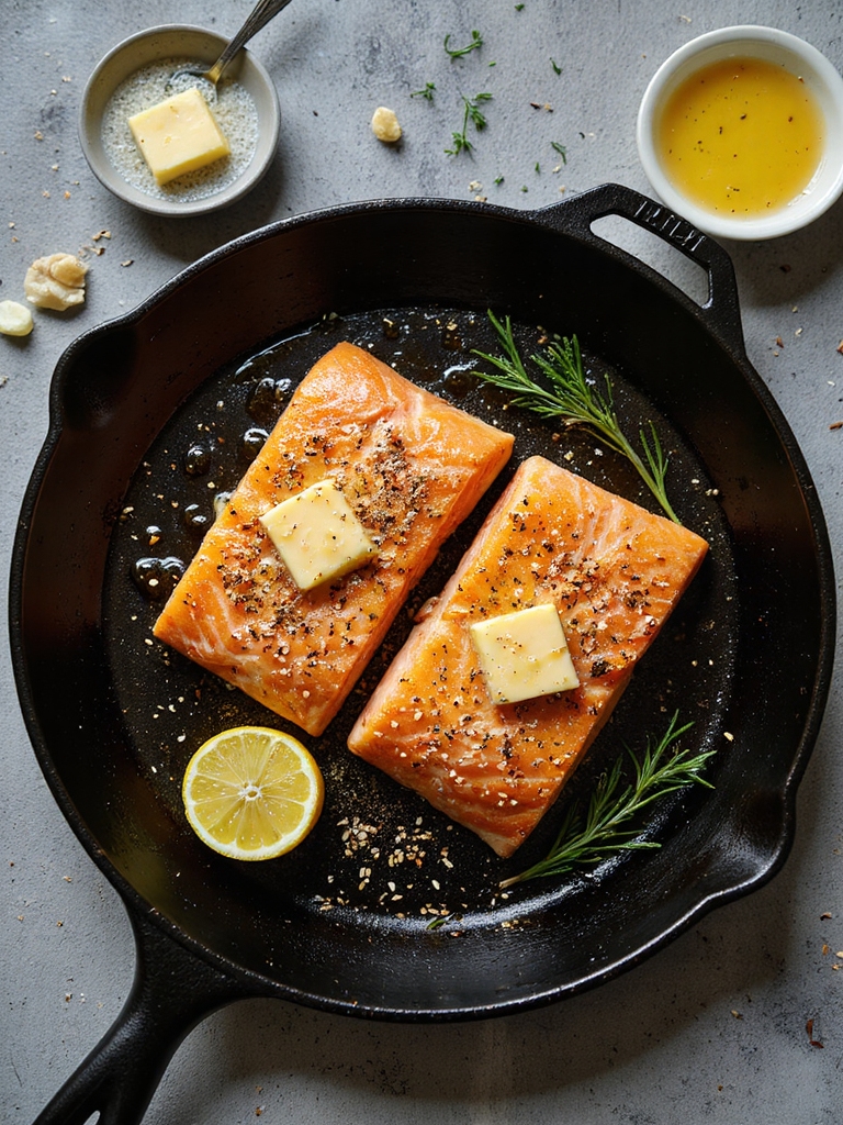 high heat oil butter baste