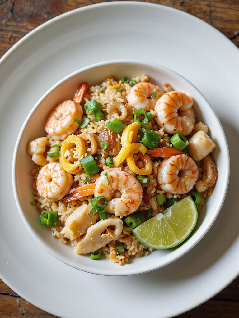 homestyle seafood fried rice