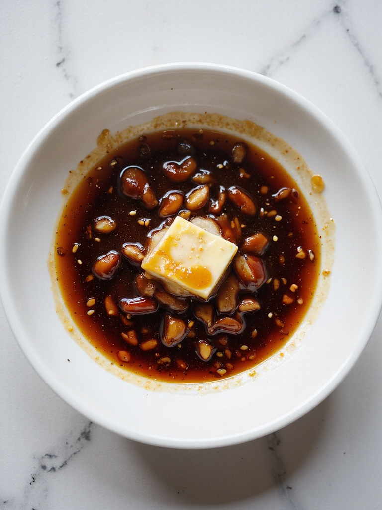 honey garlic miso bbq glaze