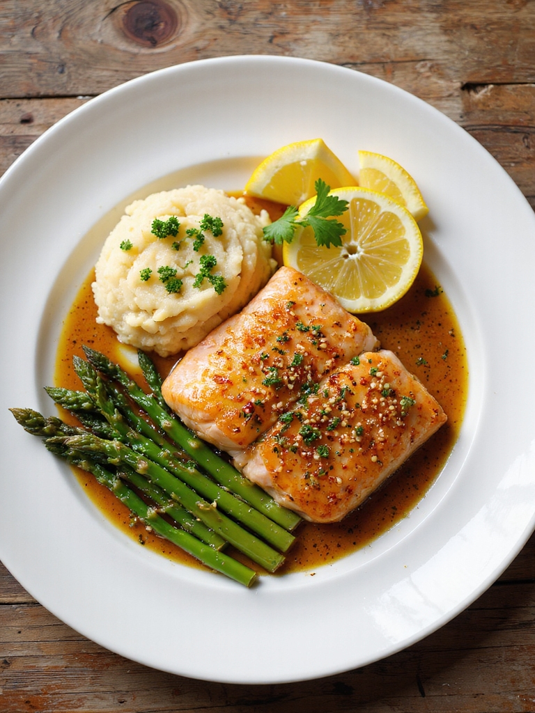 honey mustard glazed salmon