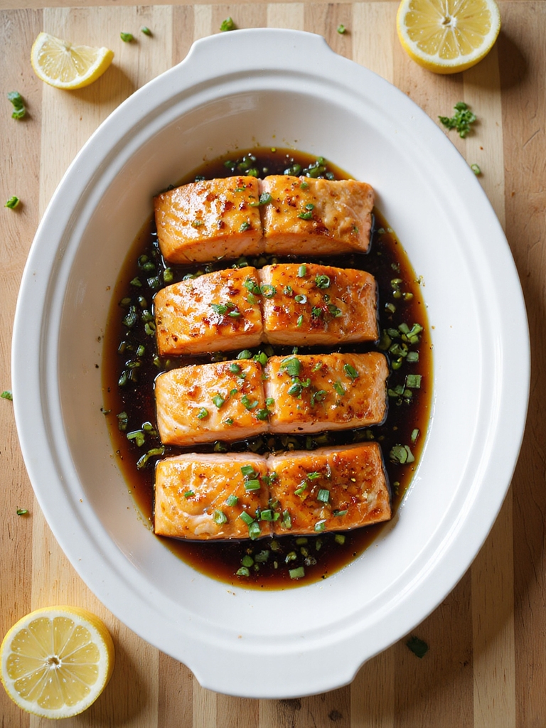 honey mustard soy glazed salmon