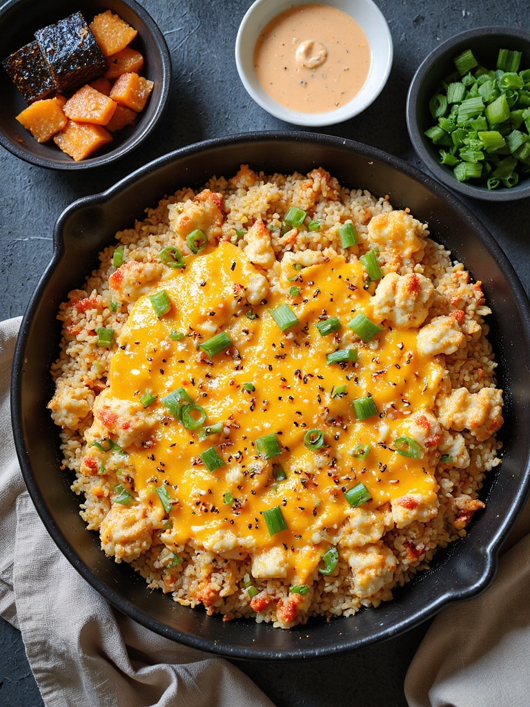 interactive baked crab sushi