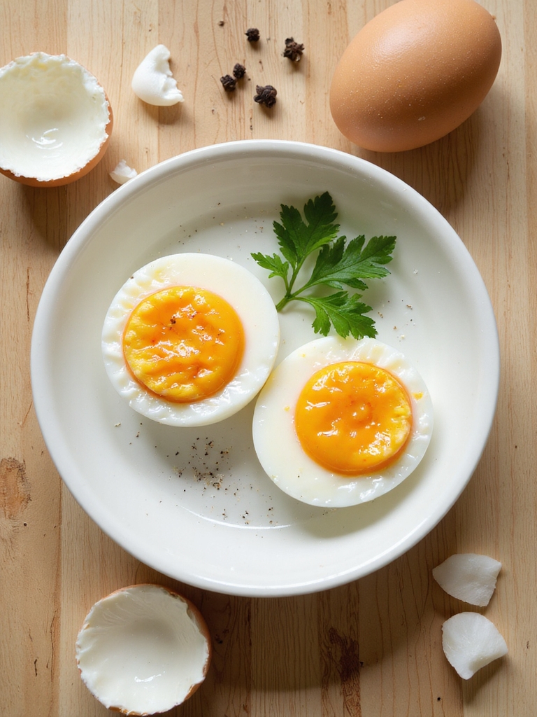 jammy yolks set whites