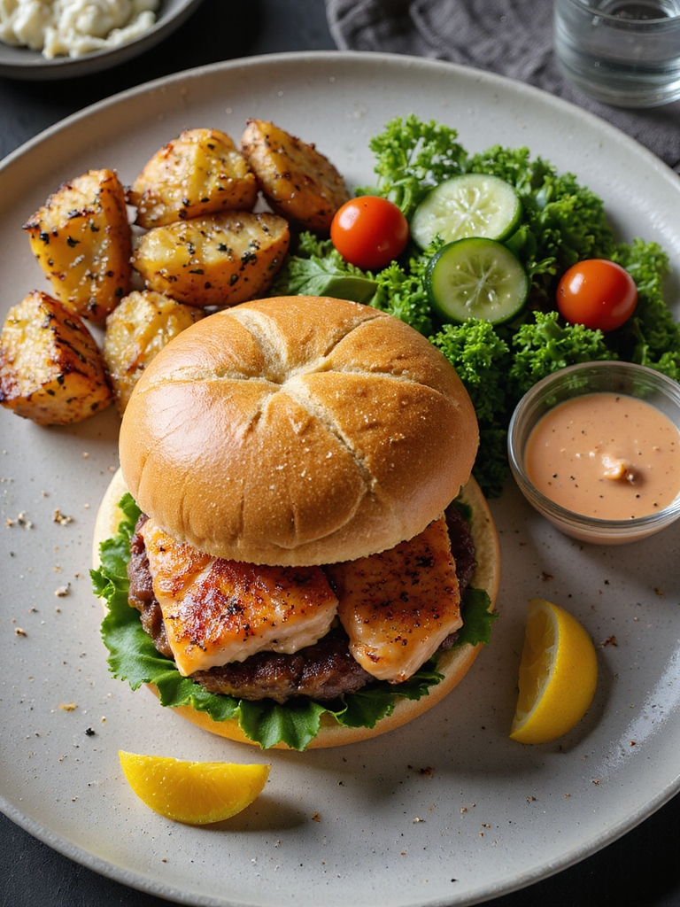 juicy flavorful easy salmon burger