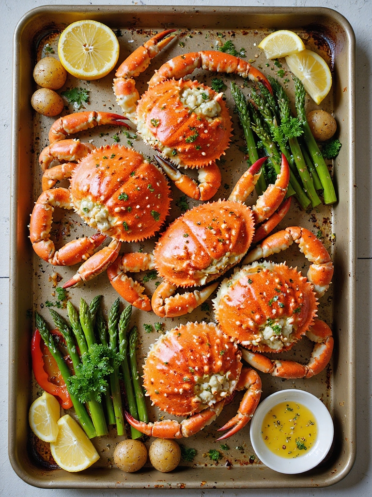 juicy oven baked crab legs