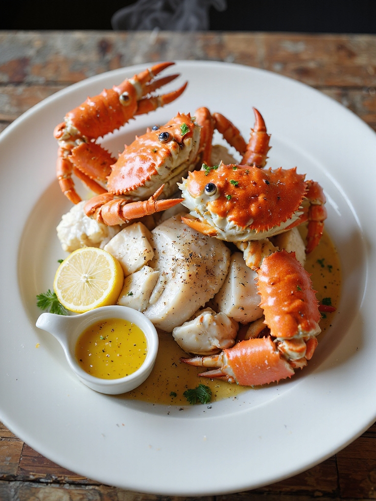 juicy tender simple snow crab