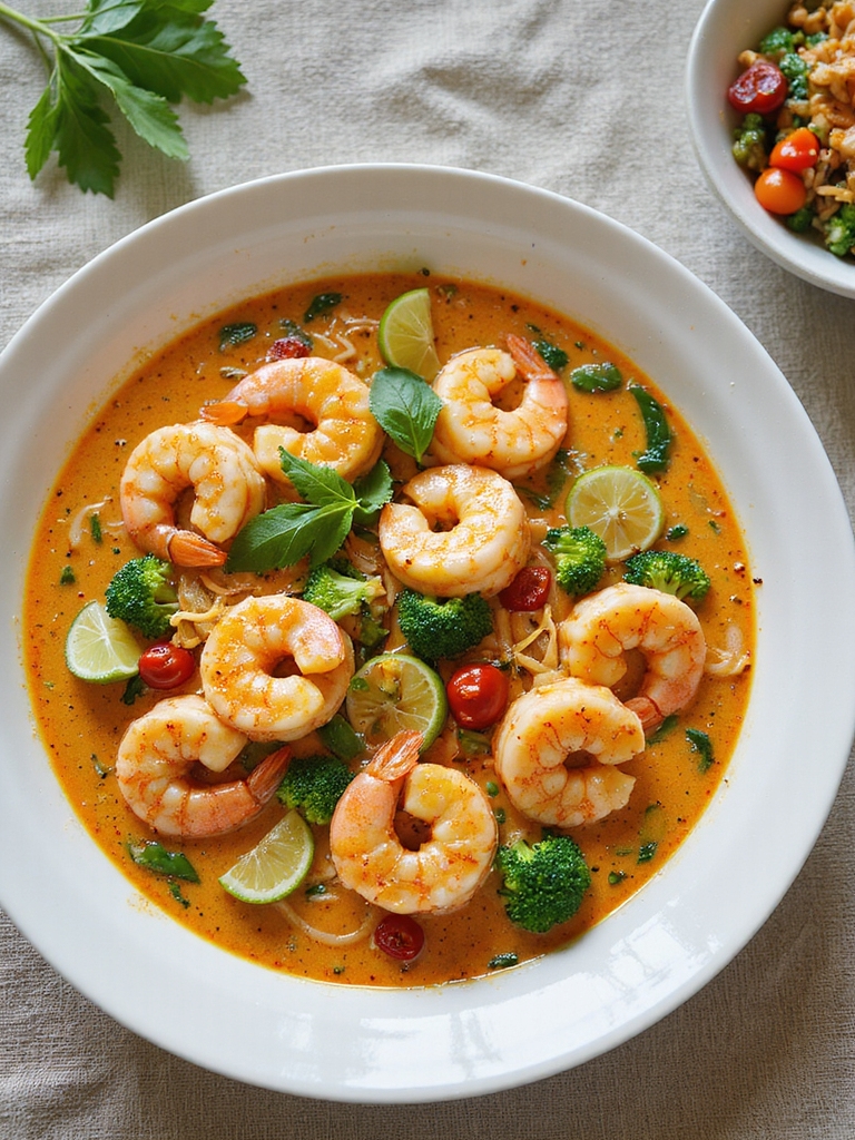 keto coconut curry shrimp