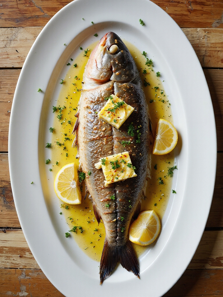 lemon herb butter grilled fish