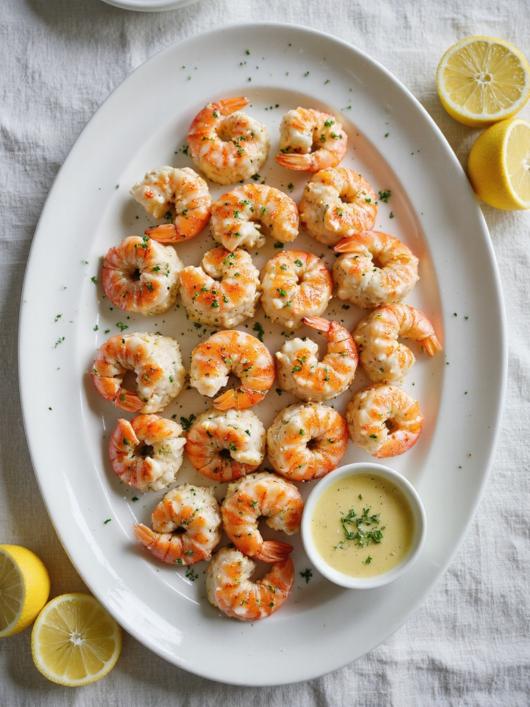 lemon herb crab stuffed shrimp