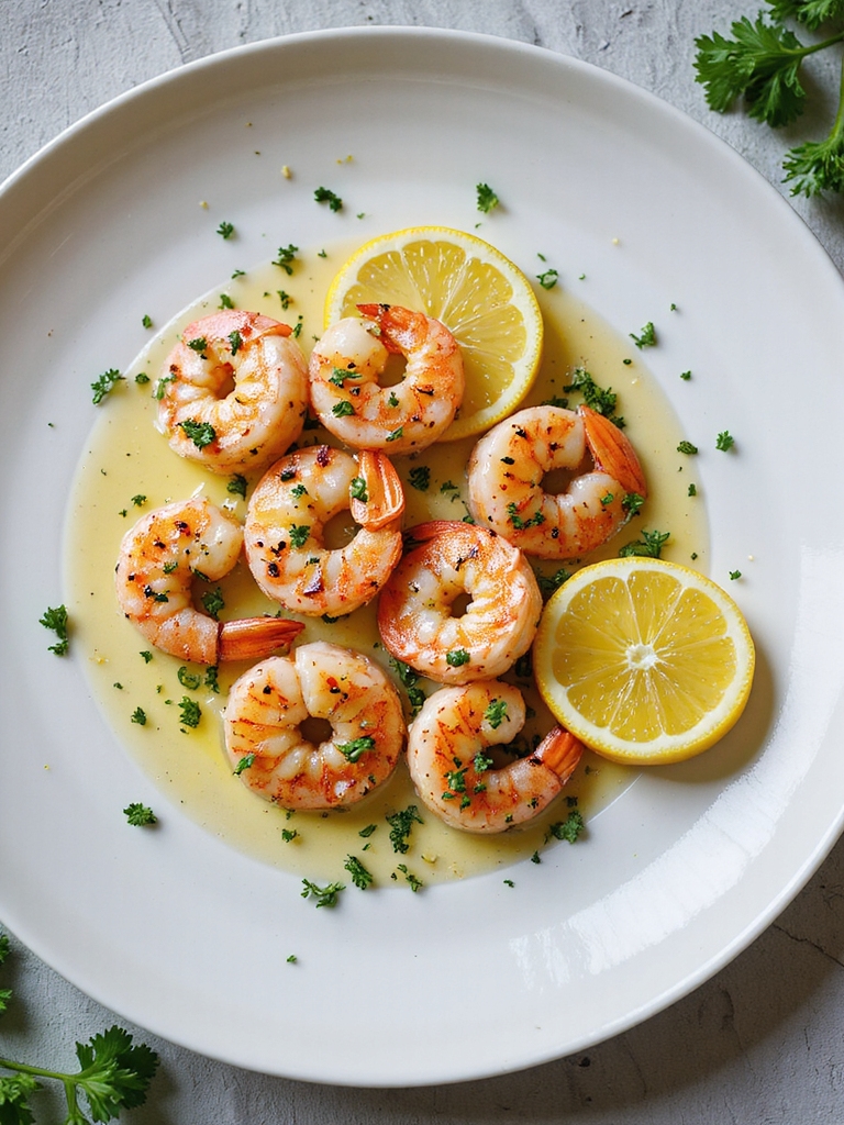 lemon herb marinated grilled shrimp