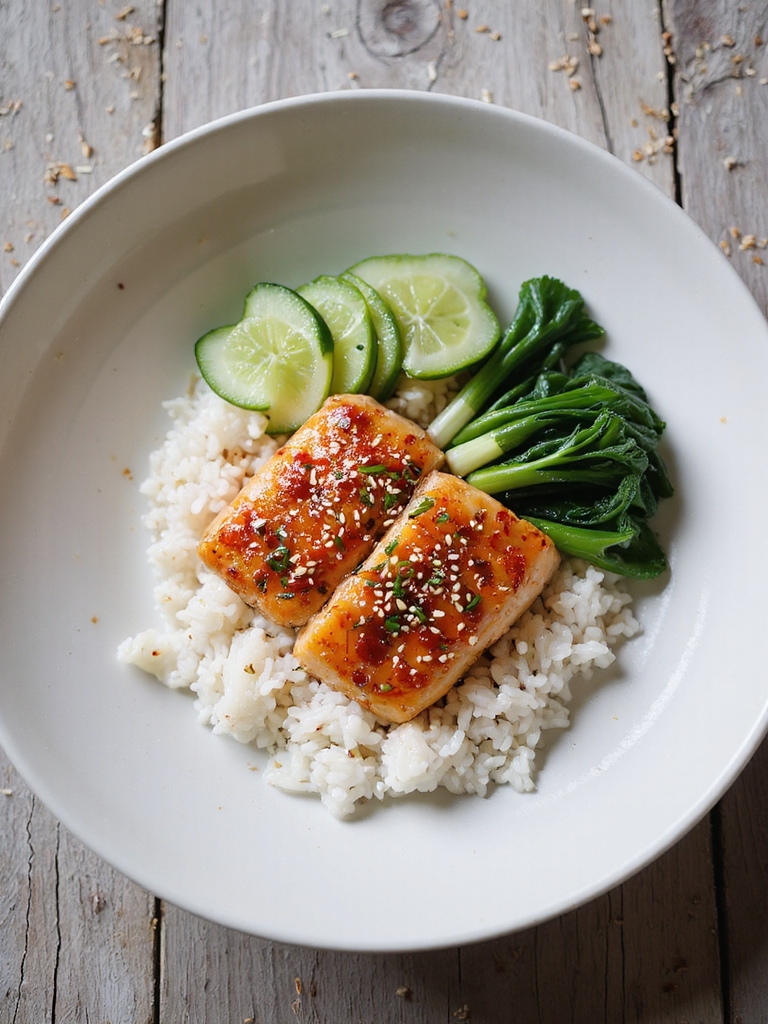 lemon soy glazed salmon