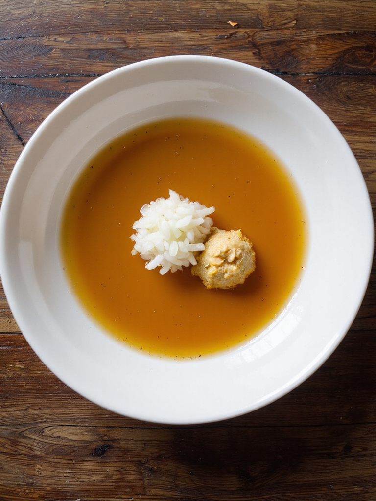 light balanced dashi dipping