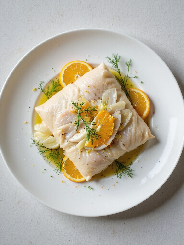 light flavorful steamed fish