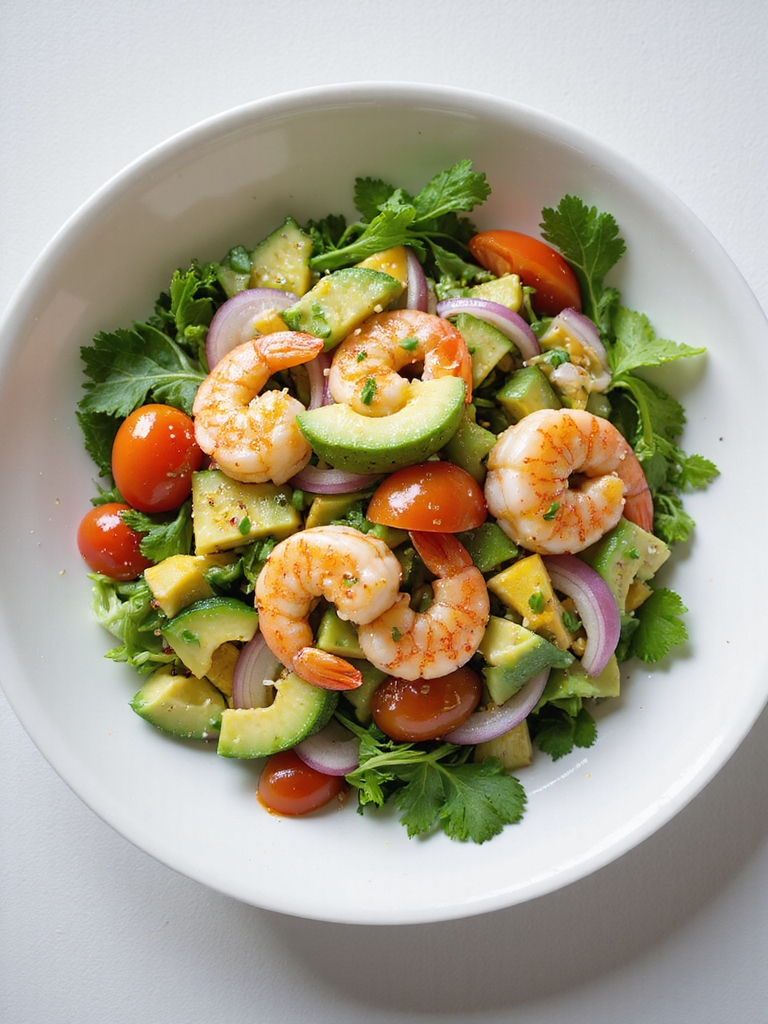 light shrimp avocado citrus vinaigrette
