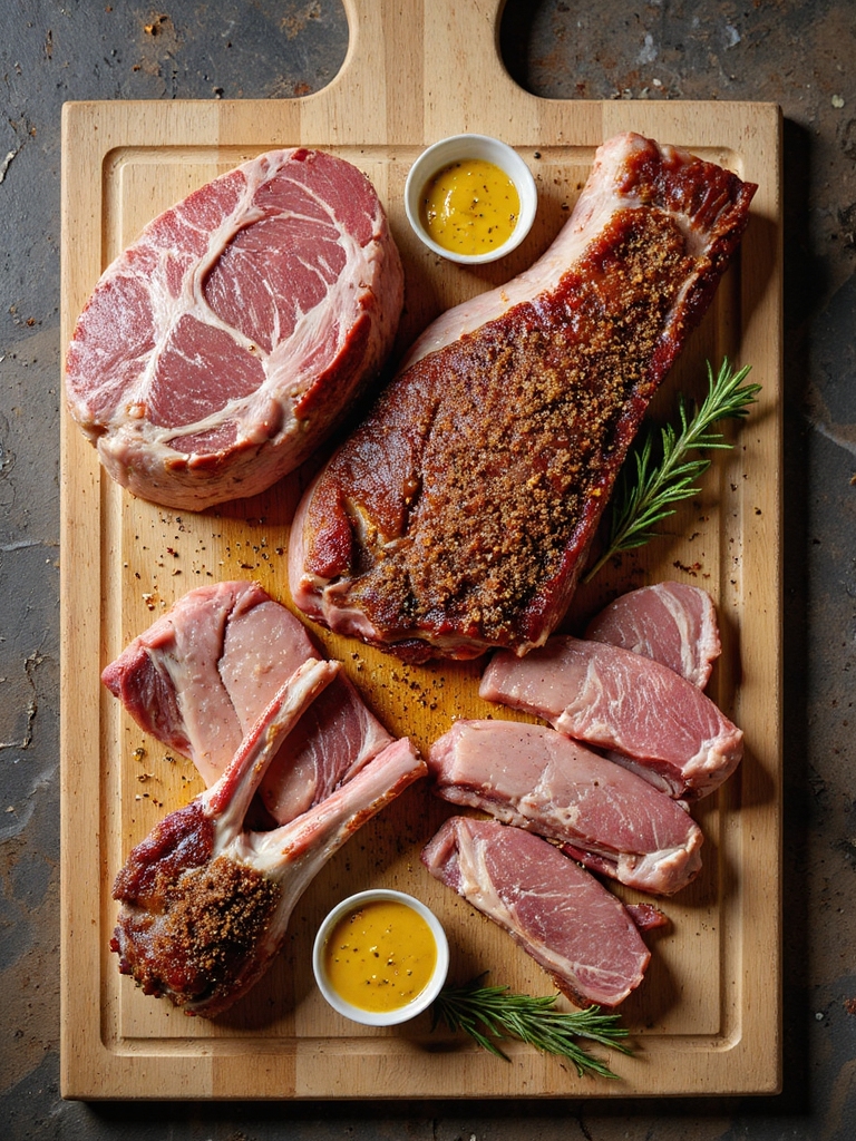 low and slow smoked pork