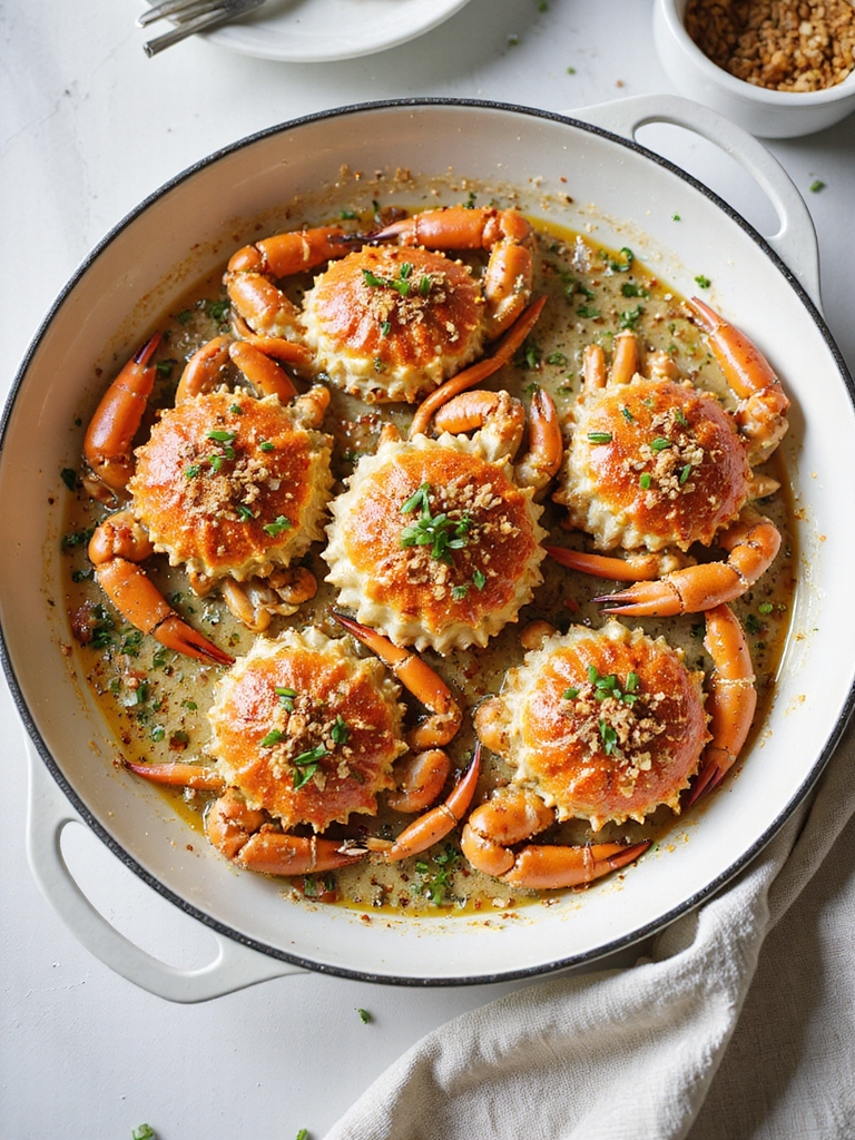 low carb gluten free crab imperial