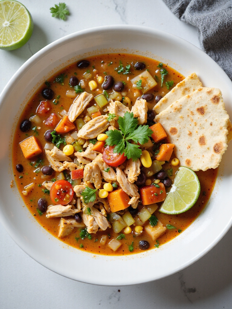 low sodium light chicken tortilla