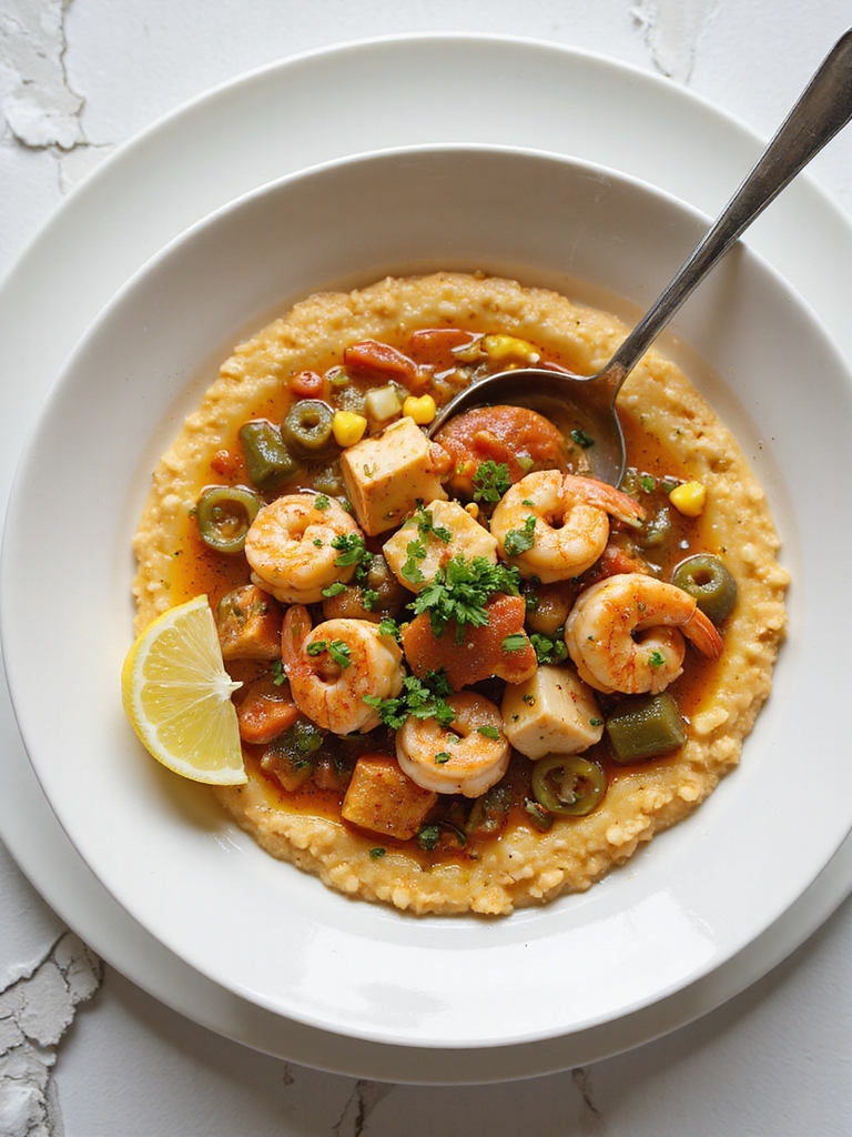 lowcountry tomato okra seafood stew
