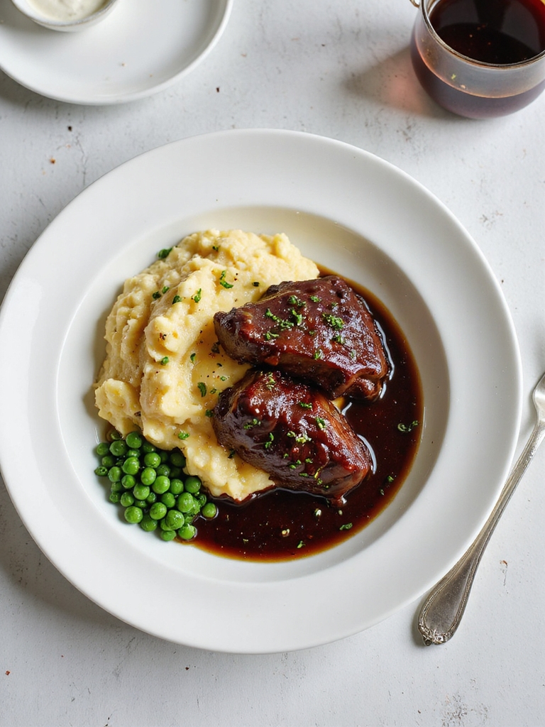 luxurious braised short ribs