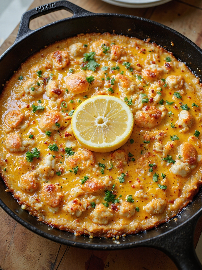 luxurious oven baked crab entr e