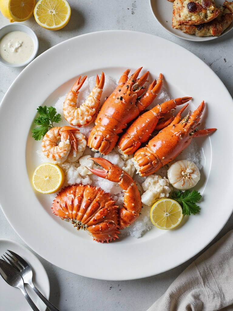 luxurious seafood newburg ingredients