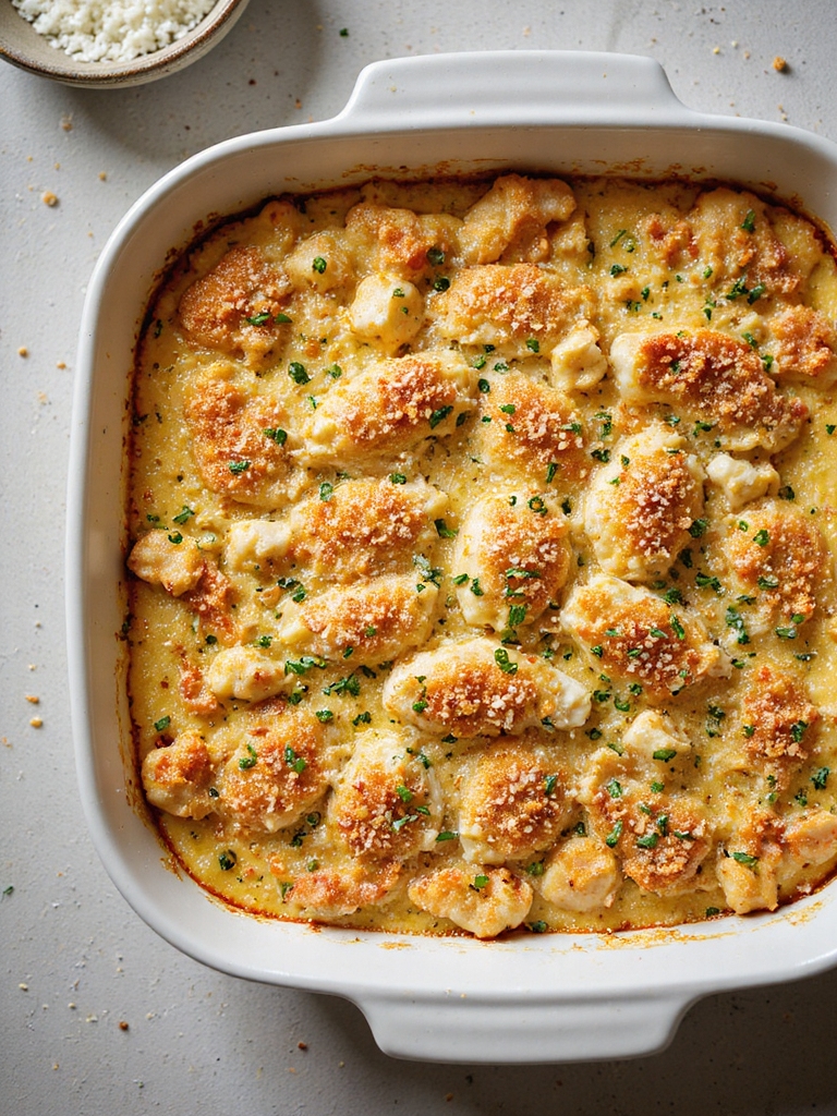 make ahead creamy crab casserole