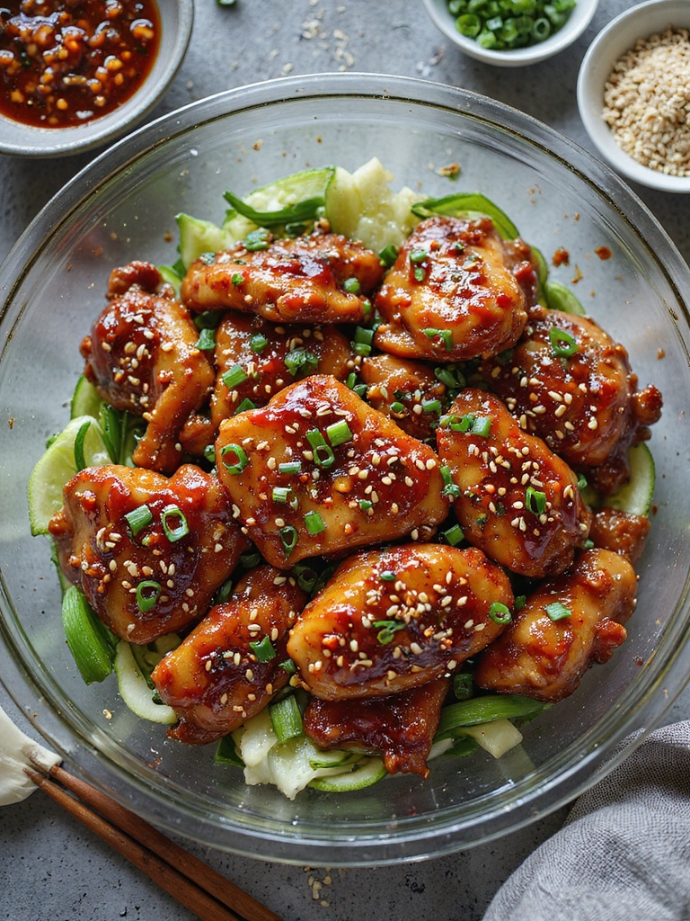 make ahead korean bbq chicken