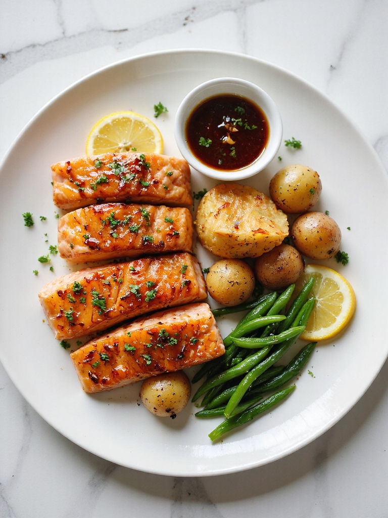 maple dijon glazed salmon