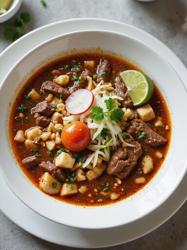 mexican style braised beef soup
