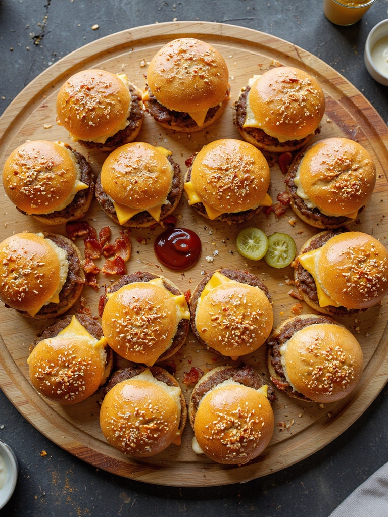 mini air fried kid friendly sliders