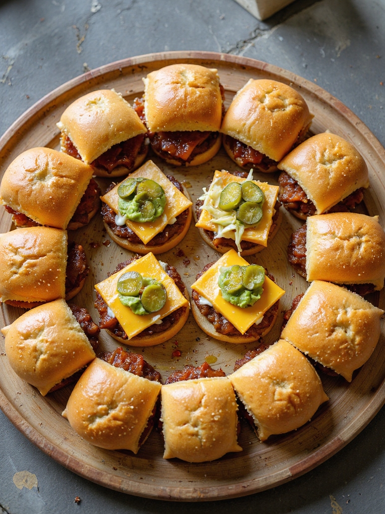 mini air fryer bbq sliders