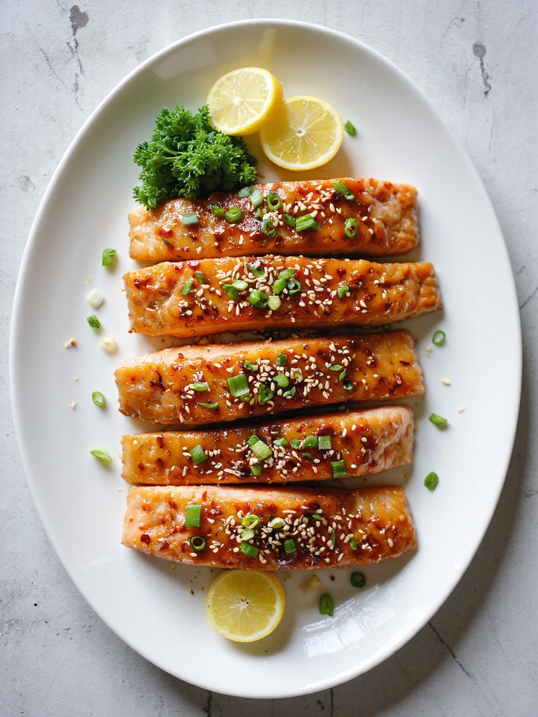 miso butter glazed salmon