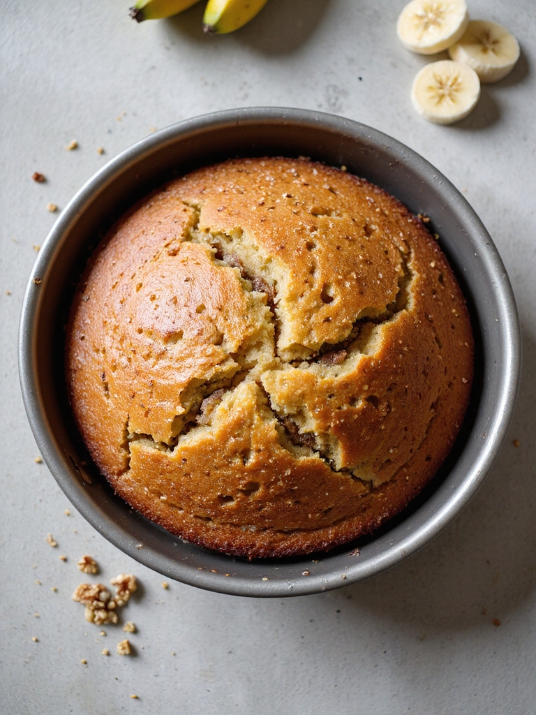 moist air fryer banana loaf