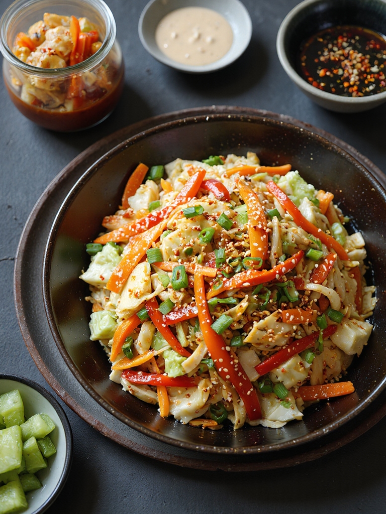 napa slaw pickles sauces