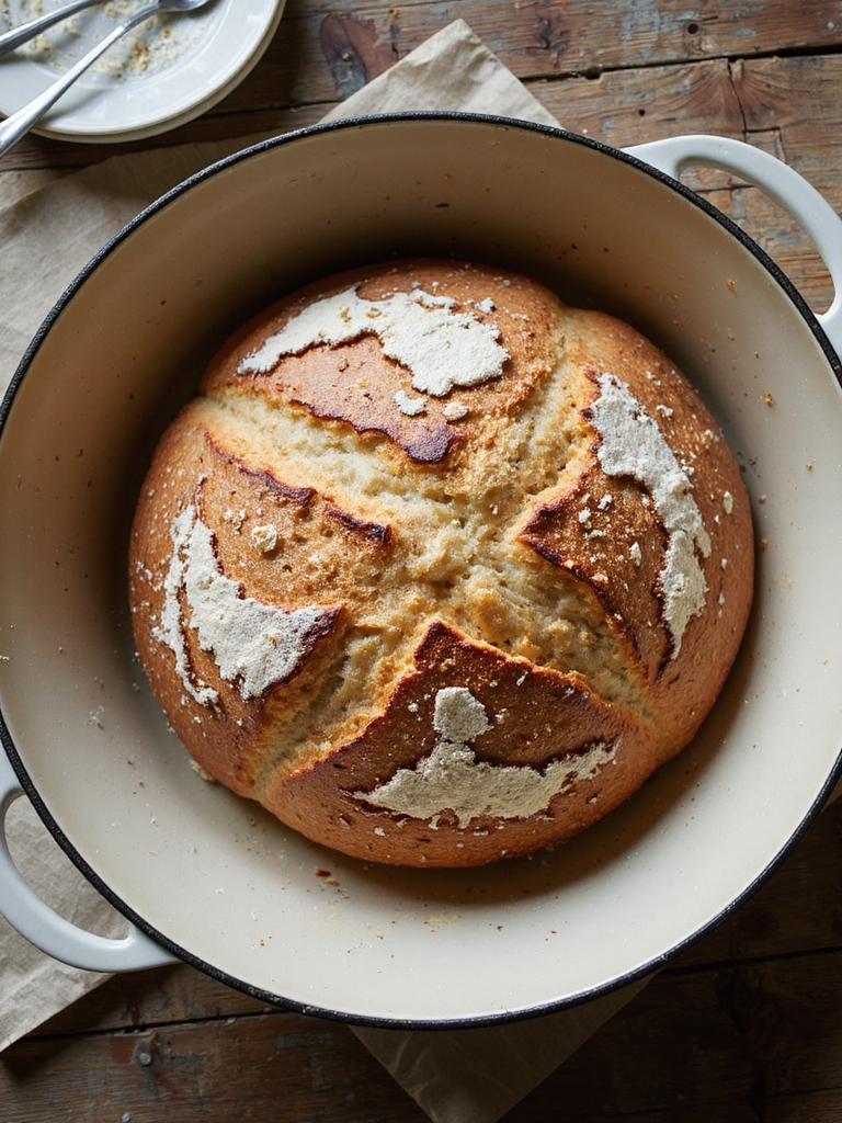 no knead air fryer boule