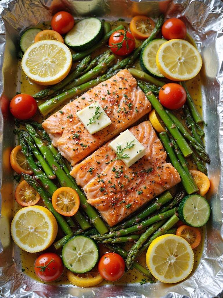 no mess sheet pan salmon
