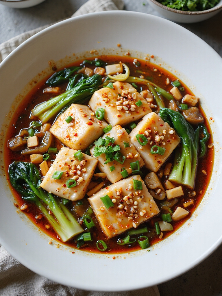 numbing spicy sichuan poached fish