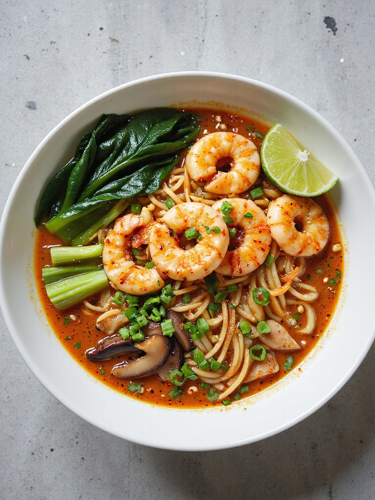 numbing szechuan calamari ramen