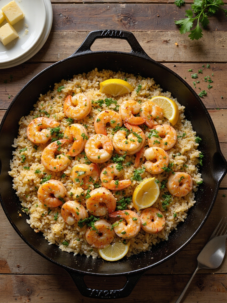 one pan 30 minute shrimp skillet
