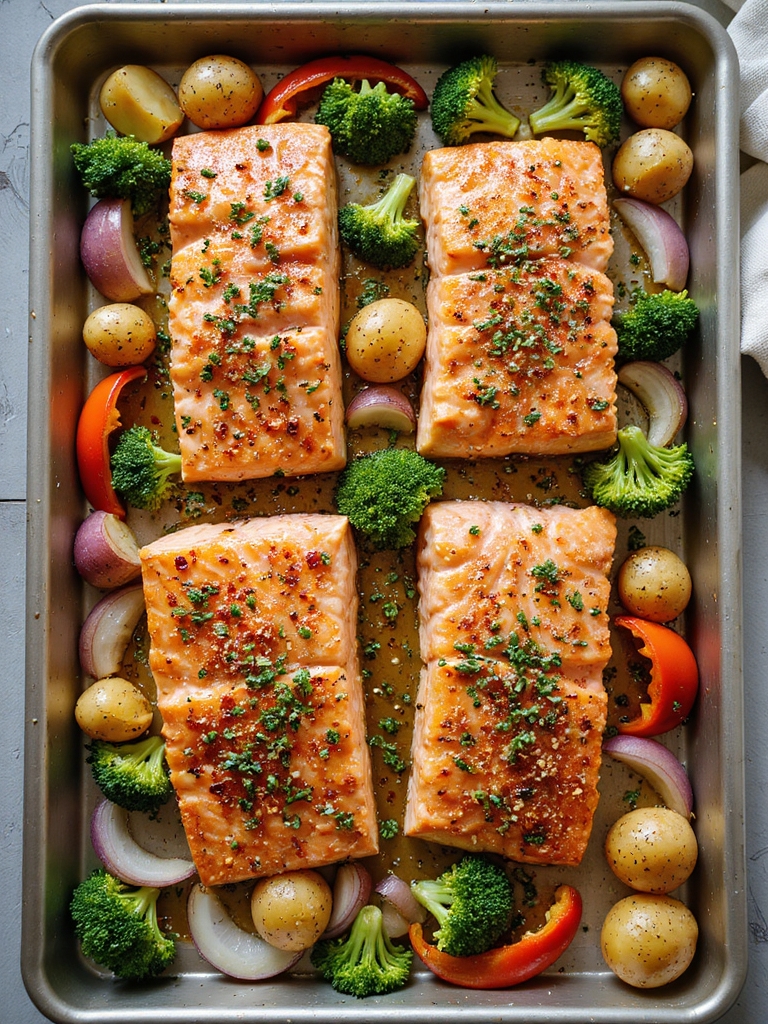 one pan garlic butter salmon