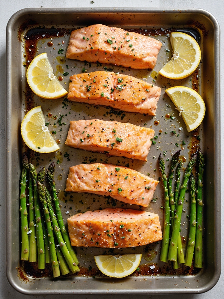 one pan lemon garlic salmon